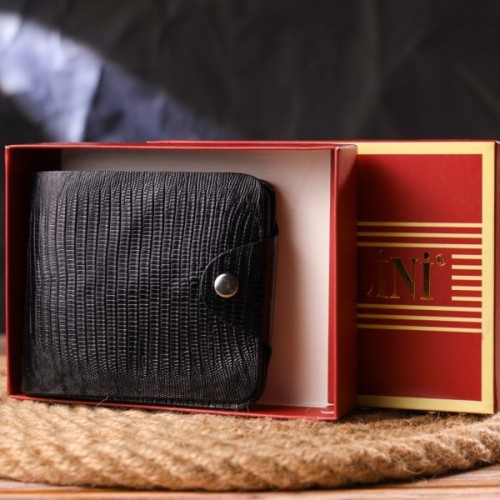 Портмоне Canpellini З натуральної шкіри Чорне (21575)