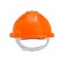 Каска захисна Neo Tools пластик поліпропілен HDPE, пряжка для регулювання, помаранчева (97-205)