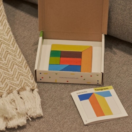 Розвиваюча іграшка Ігротеко Танграм 8 ел. + картки із завданнями (900446)
