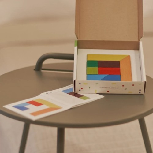 Розвиваюча іграшка Ігротеко Танграм 8 ел. + картки із завданнями (900446)