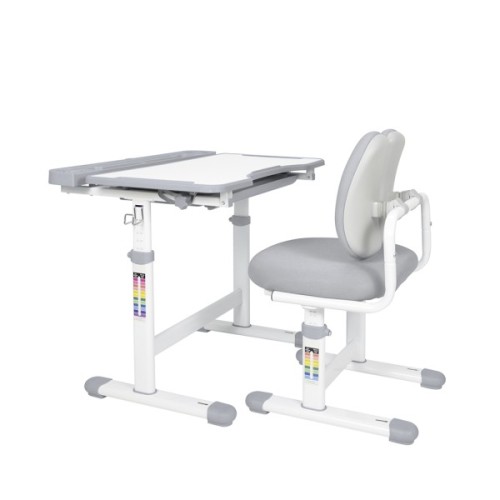 Парта зі стільцем FunDesk Vivo Grey (221892)