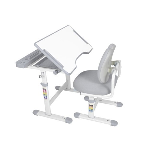 Парта зі стільцем FunDesk Vivo Grey (221892)