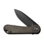 Ніж Civivi Elementum Dark Micarta Black Blade (C907Z)