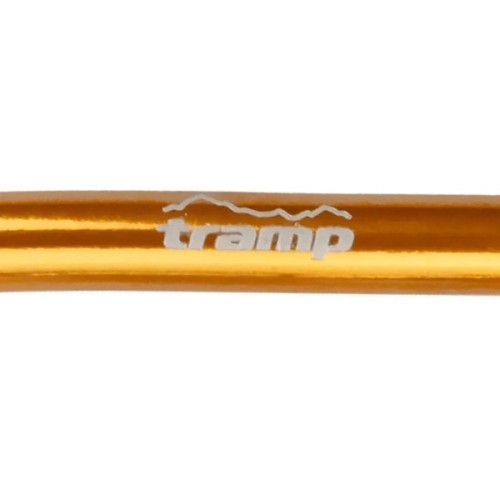 Карабін туристичний Tramp 6 см з муфтою orange (набір 10шт) (UTRA-307-orange)