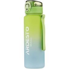 Пляшка для води Ardesto Travel 650мл, пластик, зелений (AR2265TG)
