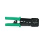 Інструмент Voltronic VegGieg V-E113, для обтиску RJ-45 (8P8C) та RJ-12/11 (6P6C), 4P4C, чорний/зелений, Q10 (V-E113)
