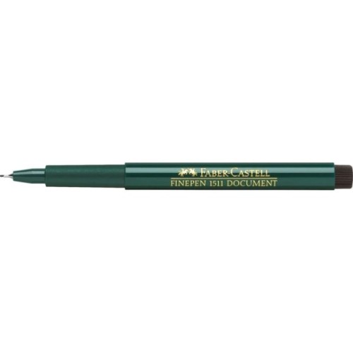 Лайнер Faber-Castell капілярна ручка FINEPEN 1511 Document чорний 0,4 мм (1857)