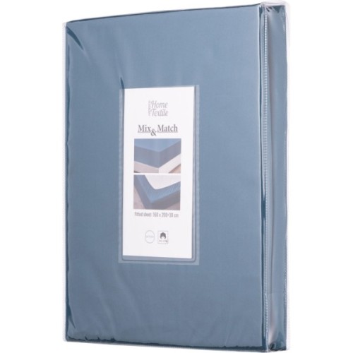 Простирадло Ardesto на резинці Mix&Match сатин 160х200+30 см океан (ART1620FSB)