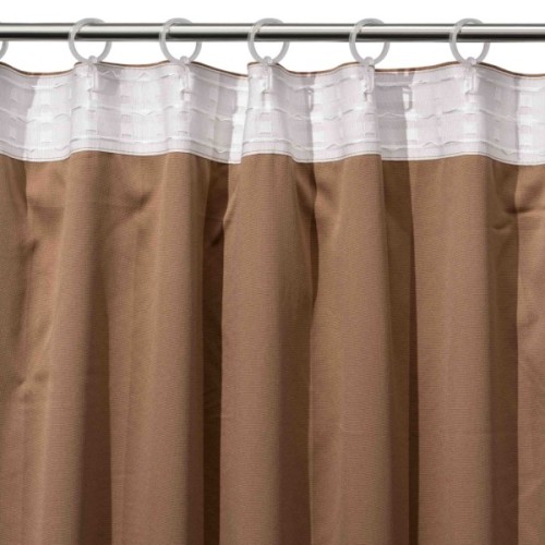 Штора Ardesto мікровелюр 100% поліестер, 150х270 см шоколад (ART1010CH)