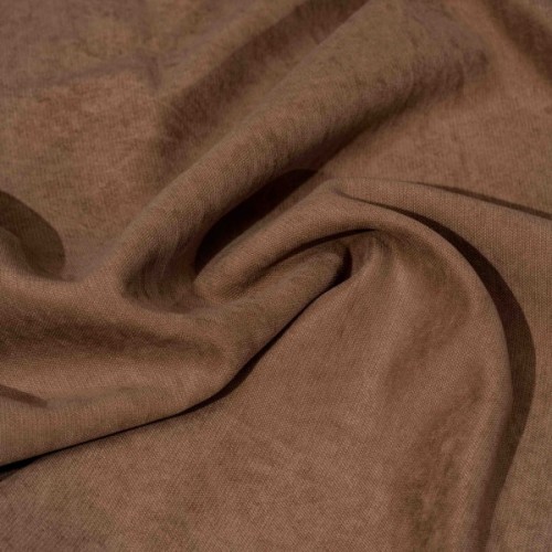 Штора Ardesto мікровелюр 100% поліестер, 150х270 см шоколад (ART1010CH)