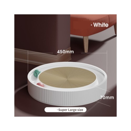 Дряпка (кігтеточка) для котів Lapka Скрапер «2-в-1» Кругла (LPK-17)