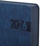 Тижневик Leo planner А5 датований 2026 "Boss", м‘який, синій, 368 сторінок (252633)
