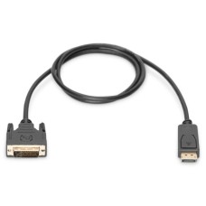 Кабель мультимедійний DisplayPort M to DVI M 2.0m 24+1pin Digitus (AK-340301-020-S)