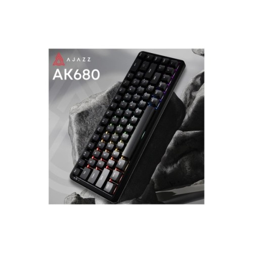 Клавіатура Ajazz AK680 MAX Magnetic Switch RGB USB Black (AK680-WM-B-A)