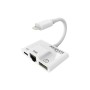 Адаптер Lightning to RJ45 Ethernet + USB 3.0 OTG + Lightning Promate (gigalink-i.white)