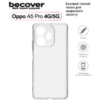 Чохол до мобільного телефона BeCover Silicone Oppo A5 Pro 4G/5G Transparent (713787)