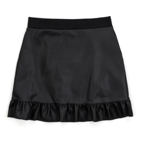 Спідниця дитяча Lovetti з оборкою (6645-158G-black)