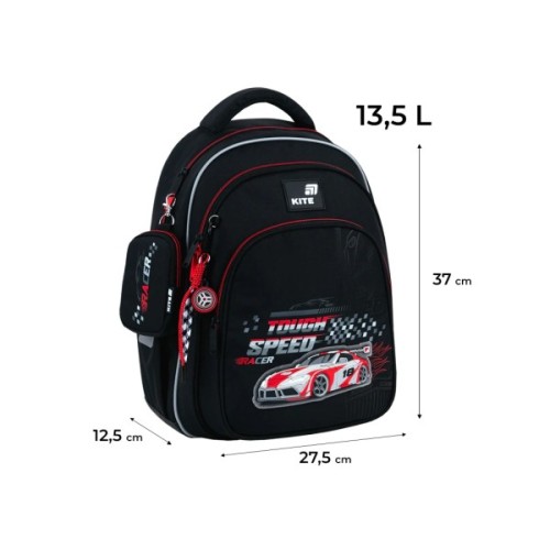 Рюкзак шкільний Kite Education 763S Speed Racer (K26-763S-2)