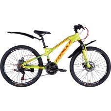 Велосипед Formula 24" BLACKWOOD 1.0 DD рама-12,5" AL 2025 зелено-червоний (OPS-FR-24-424)