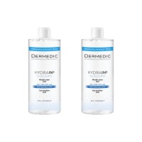Міцелярна вода Dermedic Hydrain 3 Hialuro H2O 2 x 500 мл (5901643175801)