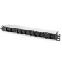 Силовий блок 19" 1U w/PDU 8xC13, 2xC19, 16A, 250V, вилка C20 Digitus (DN-95427)