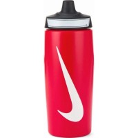 Пляшка для води Nike REFUEL BOTTLE GRIP 18 OZ N.100.9955.636.18 червоний, білий, чорний 532 мл (887791762092)