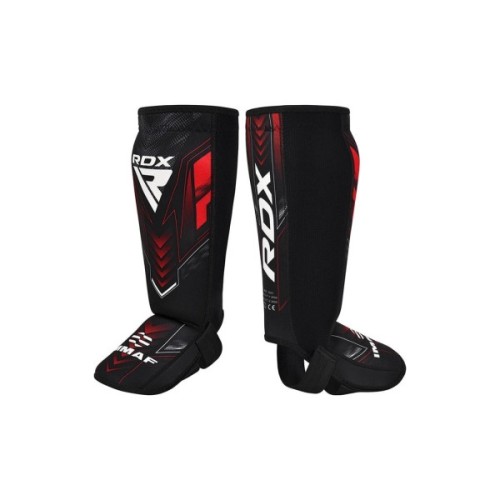 Захист гомілки і стопи RDX Neoprene Shin Instep IMMAF-1 Red L (SGN-IMF-1R-L)
