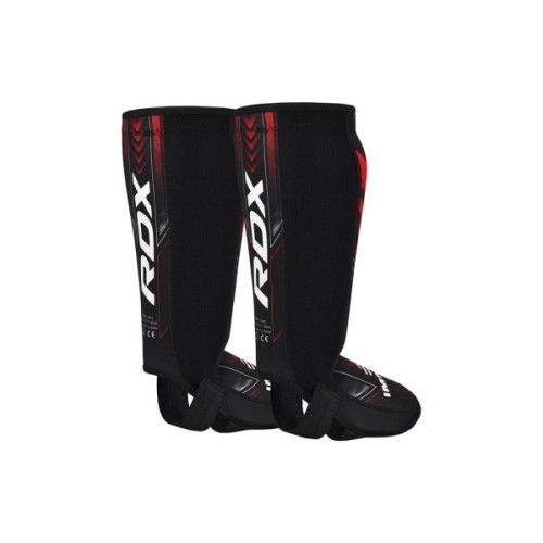 Захист гомілки і стопи RDX Neoprene Shin Instep IMMAF-1 Red L (SGN-IMF-1R-L)