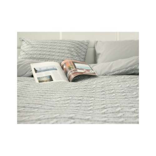 Постільна білизна Руно Grey Braid мікрофайбер двоспальний (Р655.52_Grey Braid)