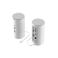 Концентратор Vention USB3.1 Type-C to HDMI/VGA/USB3.0x3/RJ45/SD/TF/TRRS 3.5m/PD/DC100W12-in-1 (TPHWC-EU)