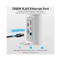 Концентратор Vention USB3.1 Type-C to HDMI/VGA/USB3.0x3/RJ45/SD/TF/TRRS 3.5m/PD/DC100W12-in-1 (TPHWC-EU)