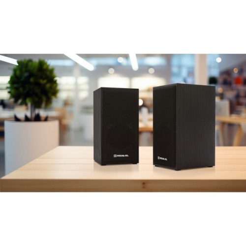 Акустична система REAL-EL S-202 USB Black (EL121200019)