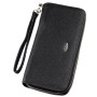 Гаманець Kivi З зернистої екошкіри Чорний (19045)