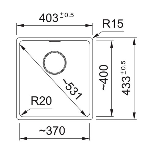 Мийка кухонна Franke 125.0716.701