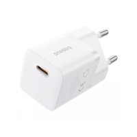 Зарядний пристрій Baseus 1xUSB-C 25W GaN5 white (P10110909213-00)
