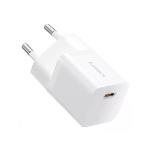 Зарядний пристрій Baseus 1xUSB-C 25W GaN5 white (P10110909213-00)