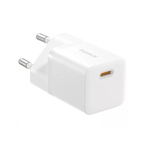 Зарядний пристрій Baseus 1xUSB-C 25W GaN5 white (P10110909213-00)