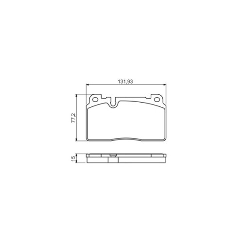 Гальмівні колодки Bosch 0 986 494 702
