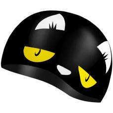 Шапка для плавання Aqua Speed Kiddie 142-07 60649 чорний, принт Діт OSFM (5905718606498)