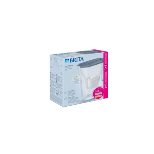 Фільтр-глечик Brita Style Essential MXPro 2.4л + 2 картриджа сіро-блакитний (1057796)