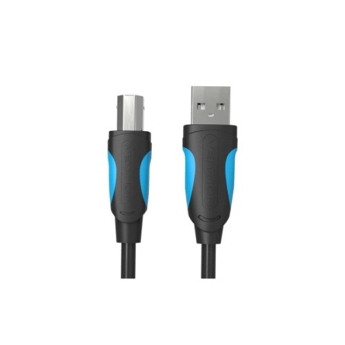 Кабель для принтера USB 2.0 AM/BM 1.5m black Vention (VAS-A16-B150)