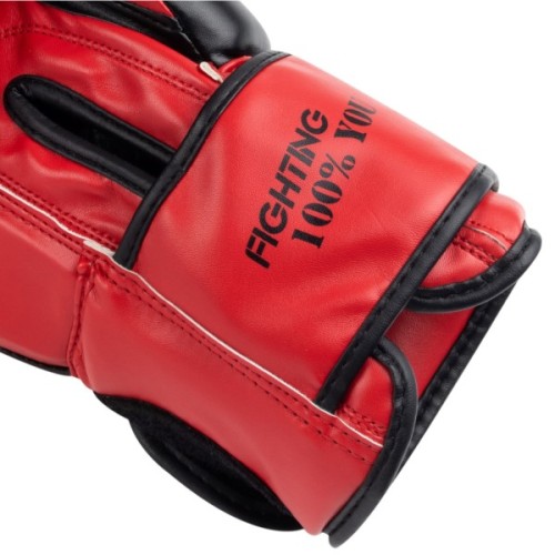 Боксерські рукавички PowerPlay 3004 Classic Чорно-Червоні 12 унцій (PP_3004_12oz_Bl/Red)