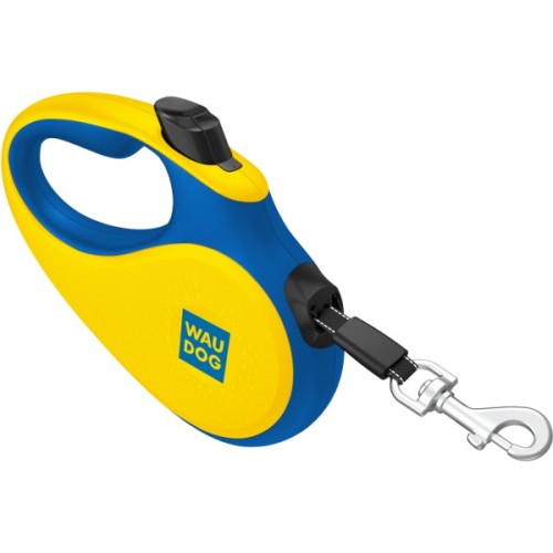 Повідець для собак WAUDOG R-leash Colors of freedom світловідбиваюча стрічка М 5 м (382-4020)