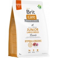 Сухий корм для собак Brit Care Dog Hypoallergenic Junior Large Breed з ягням 3 кг (8595602559053)