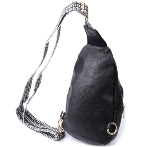 Сумка Vintage З екошкіри Чорна (22781)