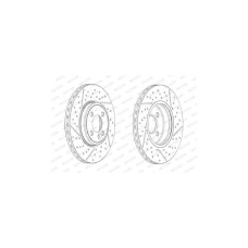 Гальмівний диск FERODO DDF2126C