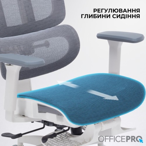 Офісне крісло OfficePro Skyline OC750-W-DG-DG (OC750-W-DG-DG)