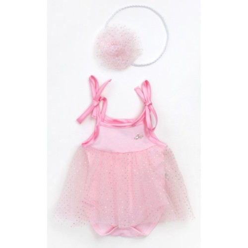 Боді дитяче Tongs праздничное (4101-56G-pink)