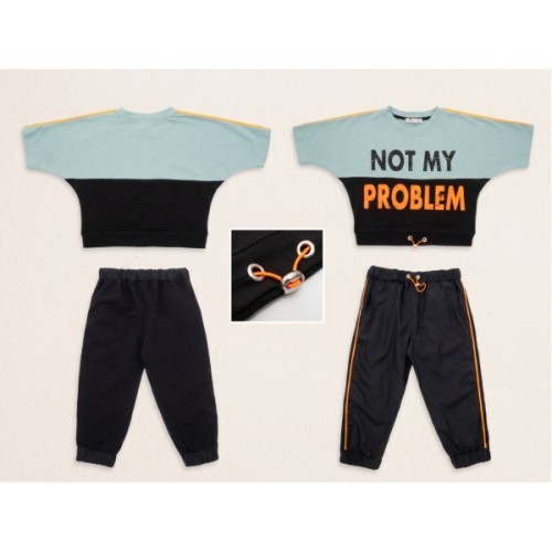 Набір дитячого одягу Smile NOT MY PROBLEM (5067-140G-mint)