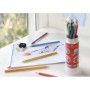 Олівці кольорові Faber-Castell Grip 15 кольорів в пластиковому тубі в формі"Ракети" (112457) (27635)
